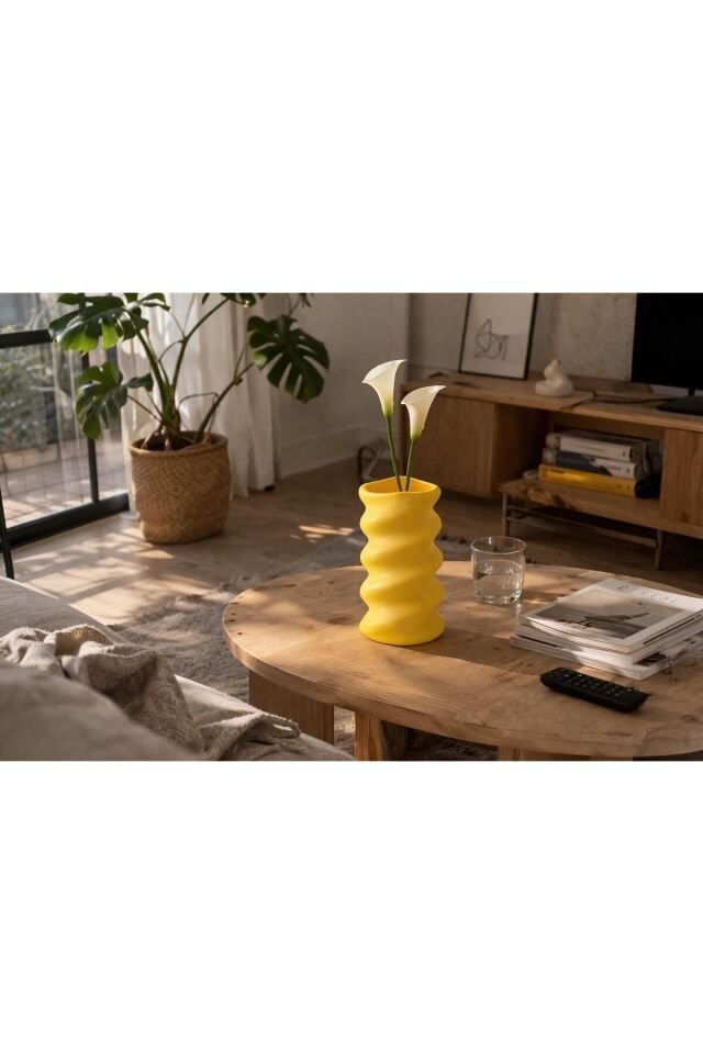 HONEY HELIX (FUSILLI) DECORATIVE VASE - Spiral Burgu (Makarna) Dekoratif Vazo