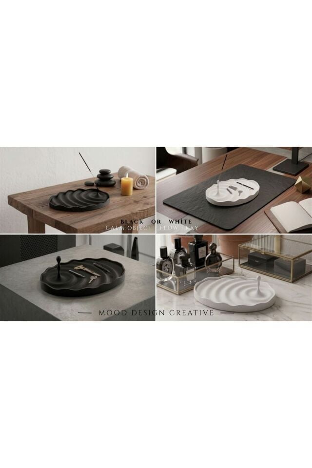 CALM OBJECT - FLOW TRAY I Minimal Takı Organizer & Tütsülük & Dekoratif Obje