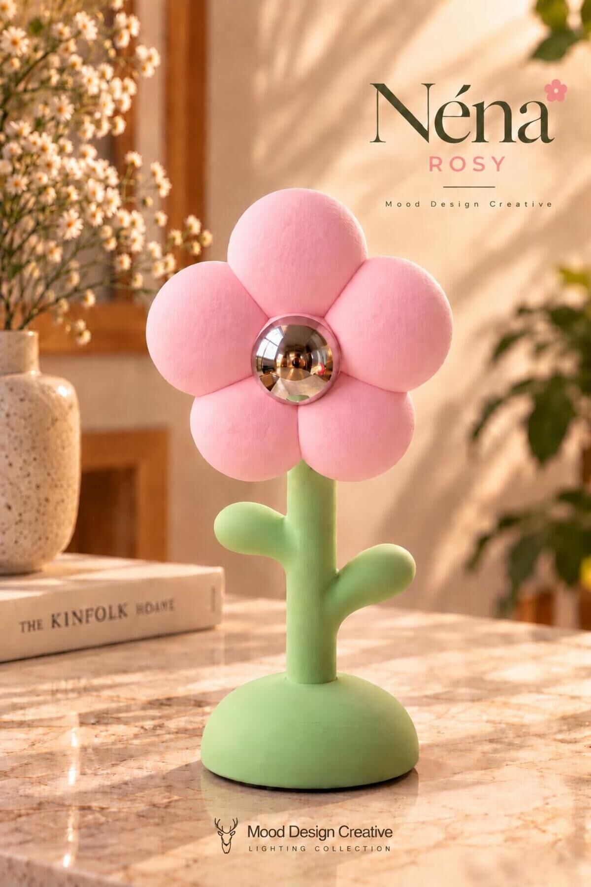 NENA DESK&NIGHT DECORATIVE LAMP (ROSY) - NENA DEKORATİF MASA VE GECE LAMBASI (PEMBE)