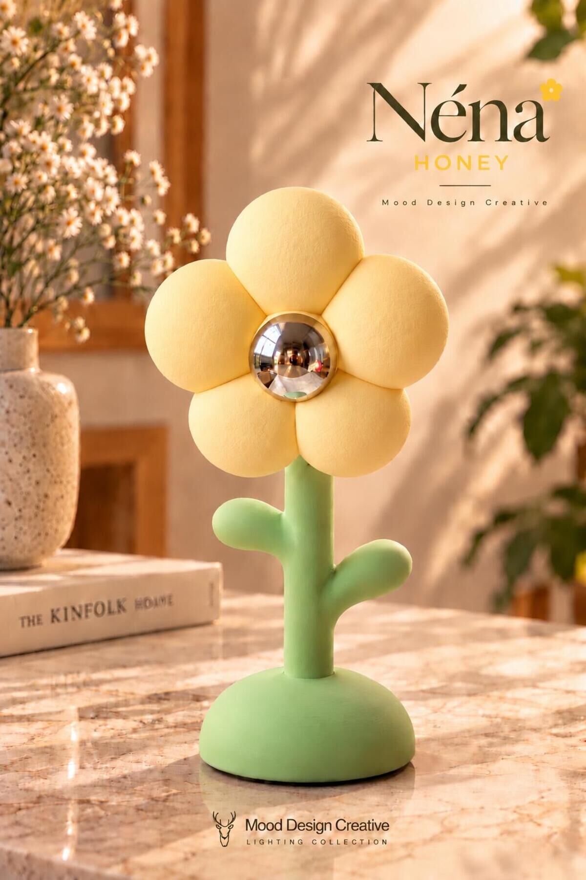 NENA DESK&NIGHT DECORATIVE LAMP (HONEY) - NENA DEKORATİF MASA VE GECE LAMBASI (SARI)