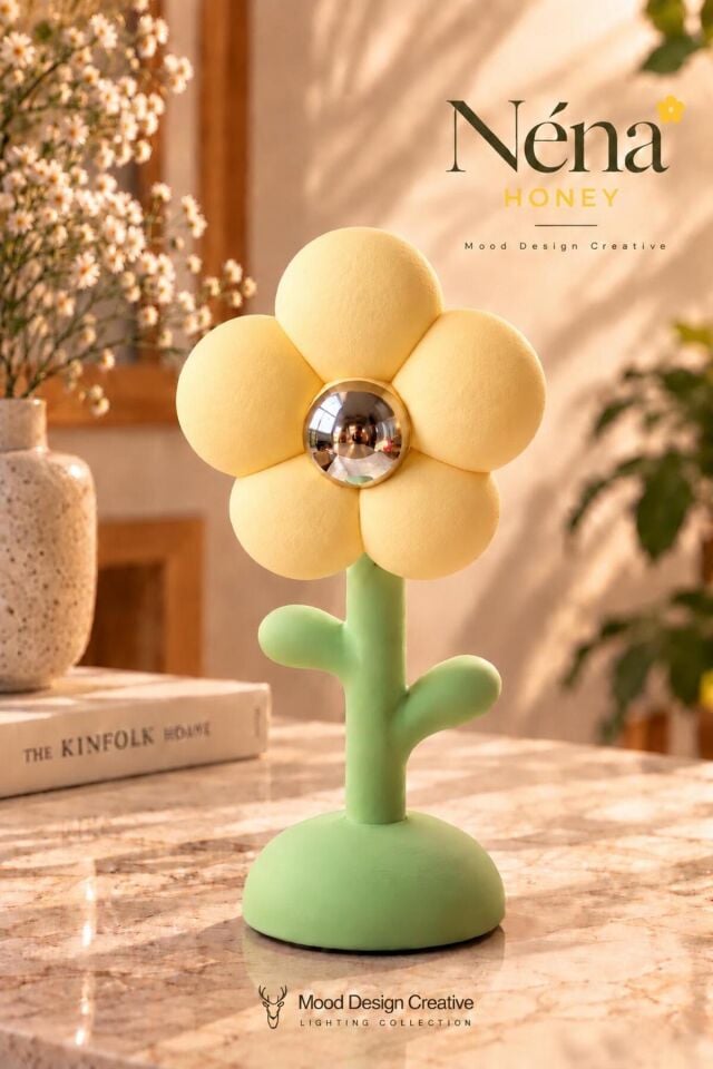 NENA DESK&NIGHT DECORATIVE LAMP (HONEY) - NENA DEKORATİF MASA VE GECE LAMBASI (SARI)