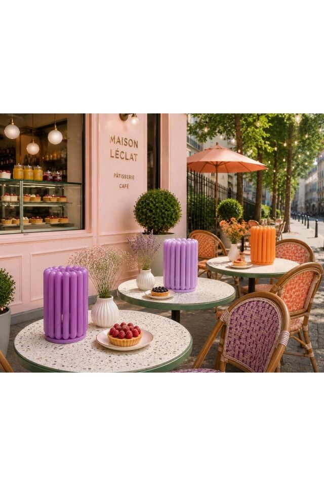 LOOPY BERRY DECORATIVE AMBIENT LAMP - Loopy Lamp Dekoratif Ambiyans Masa ve Gece Lambası - MOR