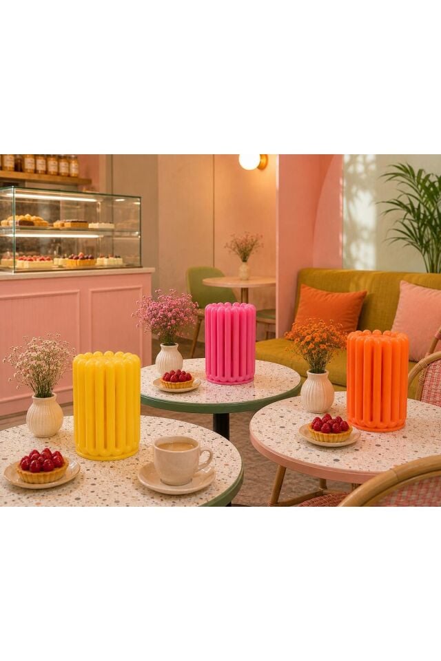 LOOPY BERRY DECORATIVE AMBIENT LAMP - Loopy Lamp Dekoratif Ambiyans Masa ve Gece Lambası - MOR