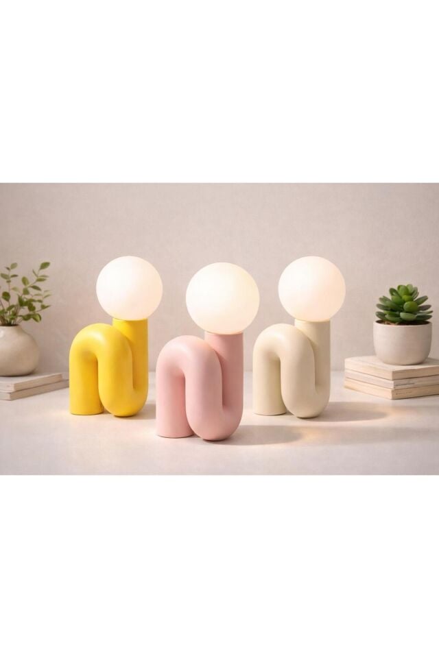 PIPE LAMP - Dekoratif Ortam Ambiyans Aydınlatması (Boru Masa ve Gece Lambası)