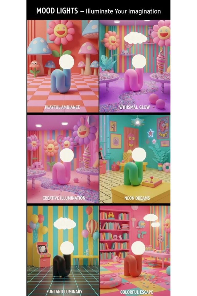 PIPE LAMP - Dekoratif Ortam Ambiyans Aydınlatması (Boru Masa ve Gece Lambası)