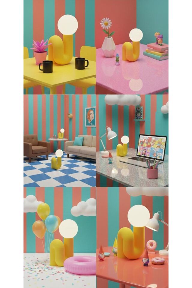 PIPE LAMP - Dekoratif Ortam Ambiyans Aydınlatması (Boru Masa ve Gece Lambası)
