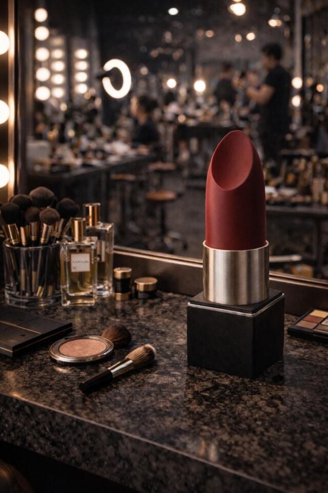 MIDNIGHT KISS ROUGE - Noir Edition Ambient Lamp (Masa Üzeri Dekoratif ve Gece Ambiyans Lambası)