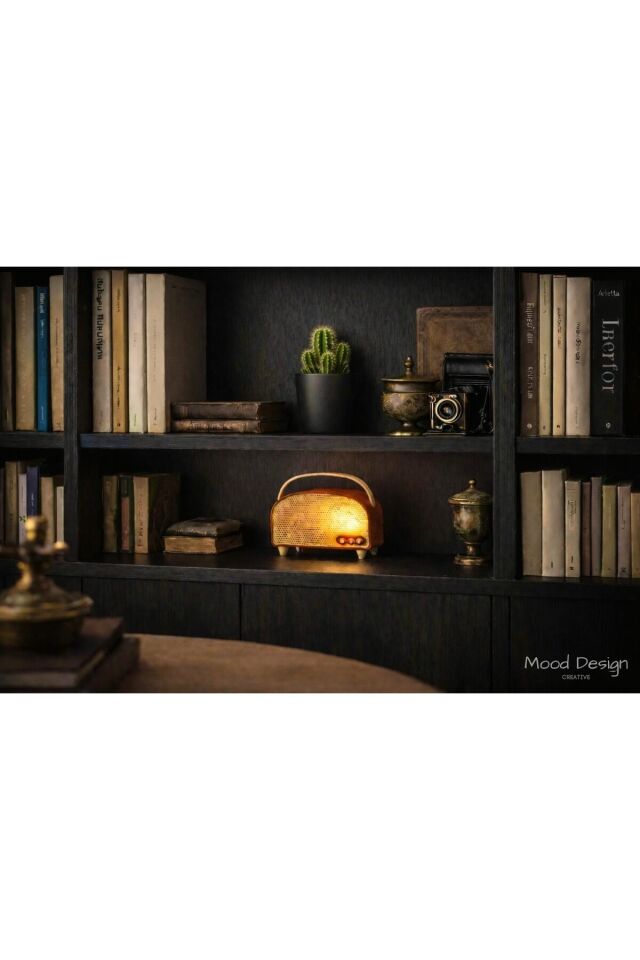 RetroBeam Light - Modern Retro Radyo Dizaynı İle Masa Üzeri Aydınlatma