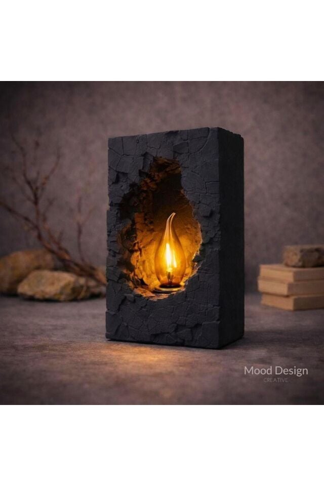NoctaStone - Cavity Design Ambient Lamp (Masa ve Gece Aydınlatması)