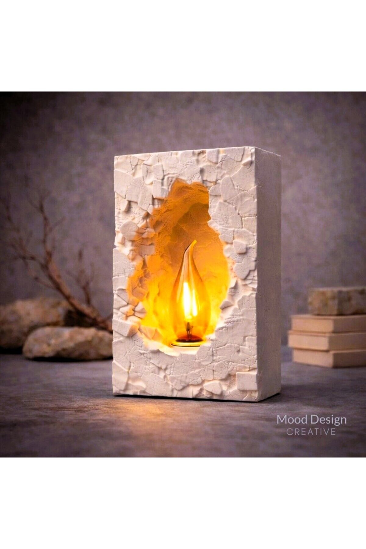 NoctaStone - Cavity Design Ambient Lamp (Masa ve Gece Aydınlatması)