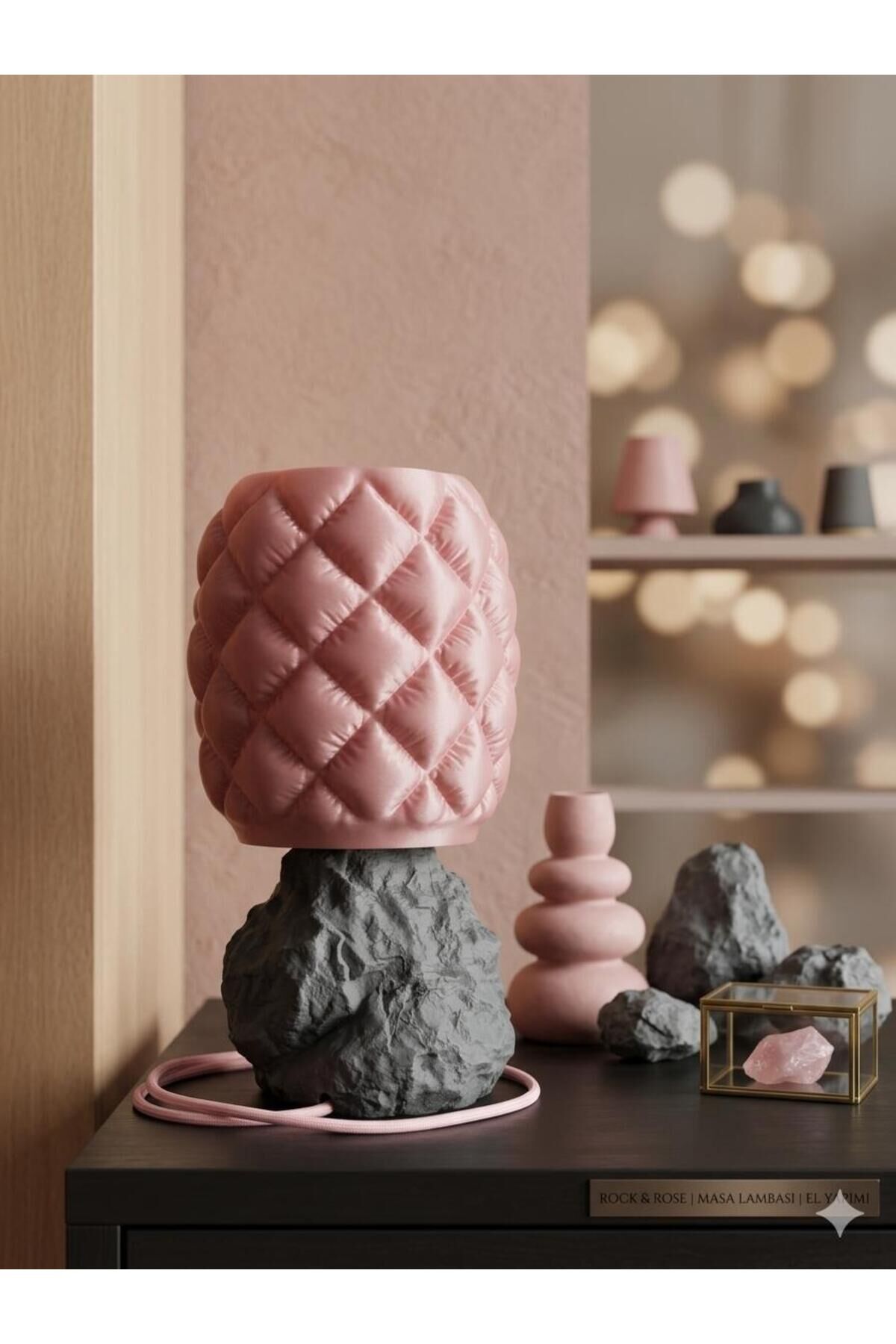 Pillow Rock Lamp - Masa ve Gece Lambası