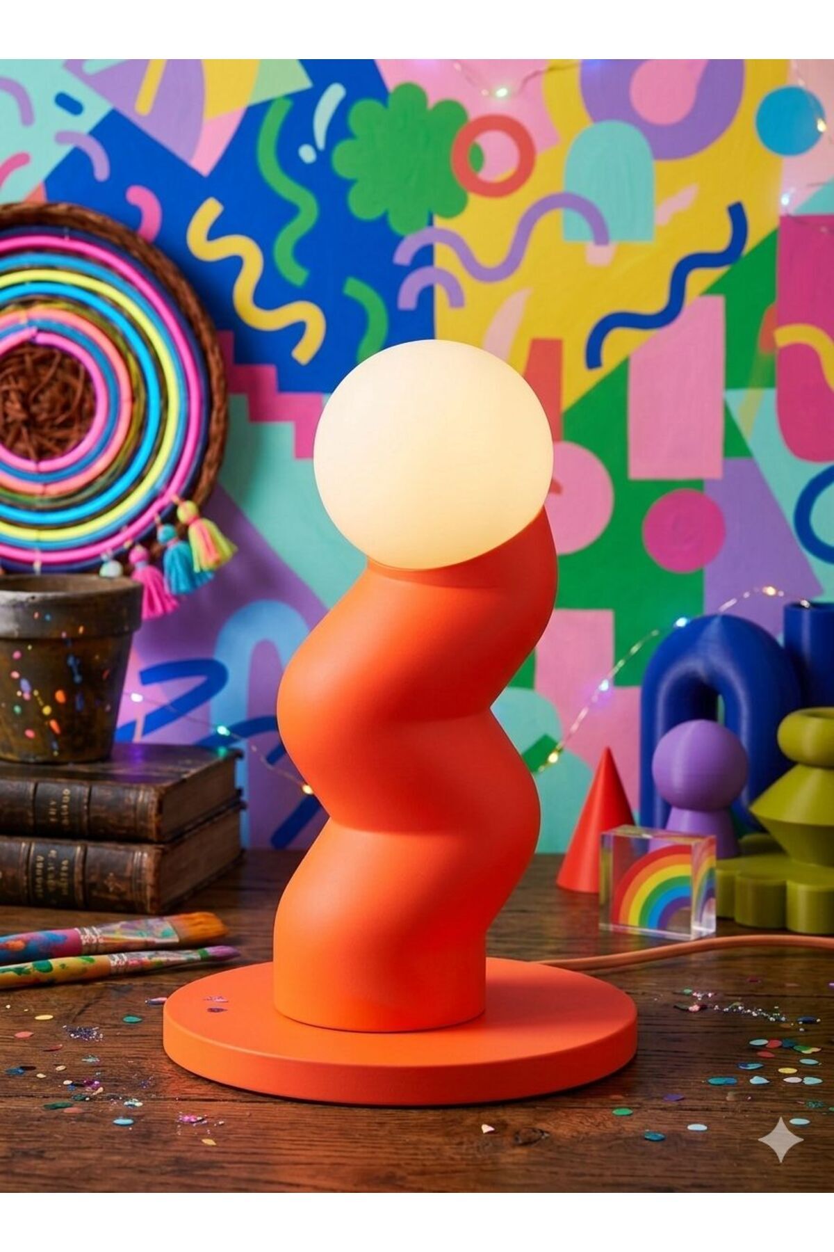 Wavy Lamp - (Kıvrımlı Masa-Gece Lambası)